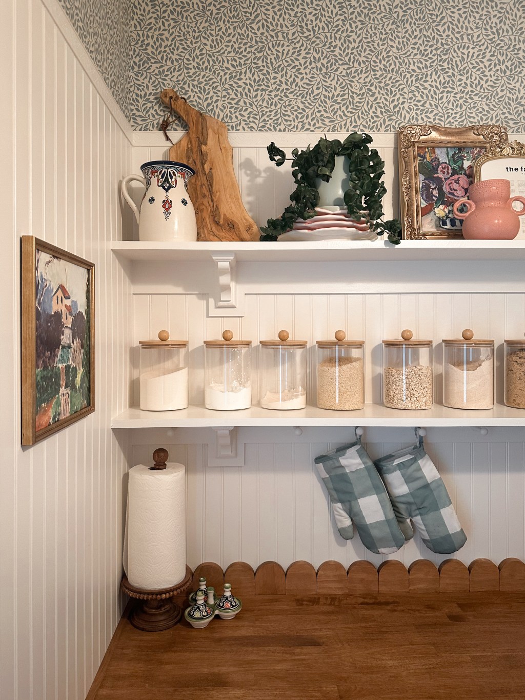 Fashioning A Butcher Block Countertop With A Scalloped&nbsp;Backsplash