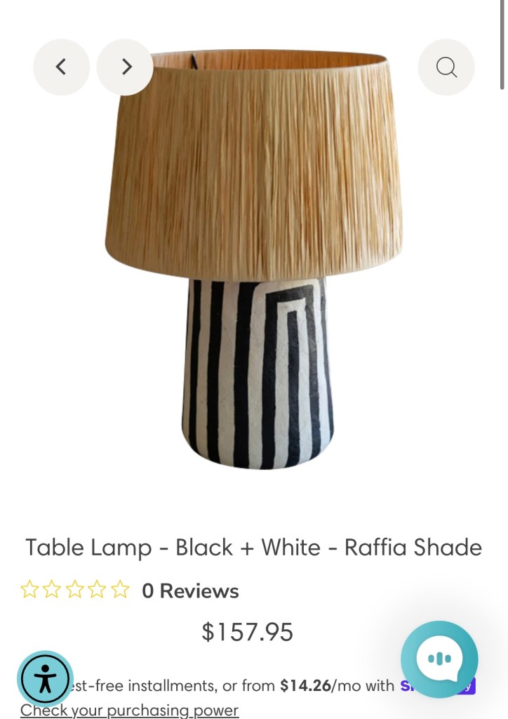 Raffia Lamp Shade