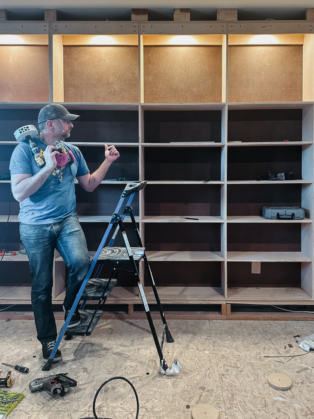 One Room Challenge Week 3: Built-In Shelves Assembled with Maple&nbsp;Plywood